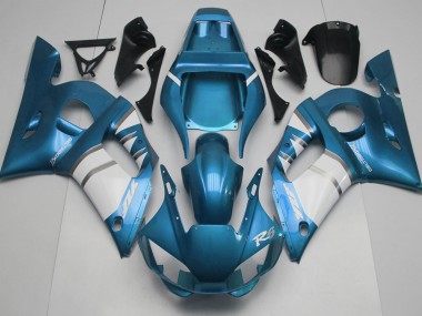 1998-2002 Hellblau & Weiß R6 Motorrad Verkleidungen