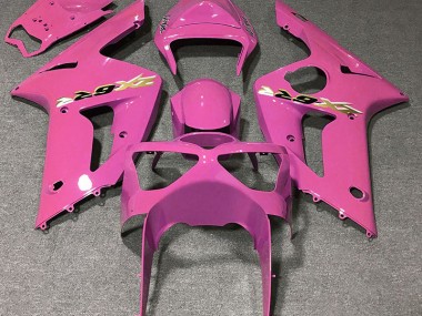 2003-2004 Glanzrosa ZX6R Motorrad Verkleidungen