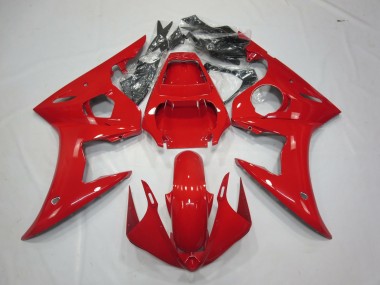 2003-2004 Rot Glänzend R6 Motorrad Verkleidungen
