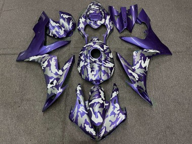 2004-2006 Dunkelviolett Tarnung R1 Motorrad Verkleidungen