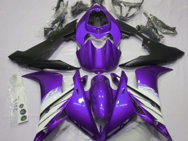 2004-2006 Hellviolett & Weiß R1 Motorrad Verkleidungen