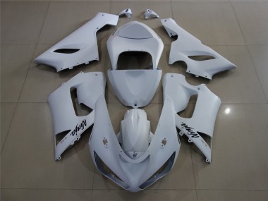 2005-2006 Matt Weiß ZX6R Motorrad Verkleidungen