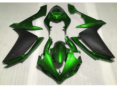 2007-2008 Glänzend Grün & Schwarz R1 Motorrad Verkleidungen