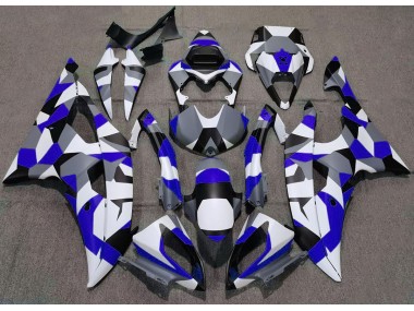 2008-2016 Blau Camo Uni R6 Motorrad Verkleidungen