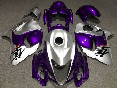 2008-2020 Glanz Lila & Silber GSXR 1300 Motorrad Verkleidungen