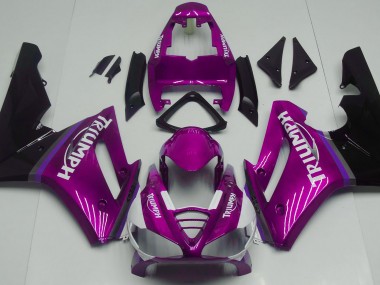 2009-2012 Glänzend Pink Daytona 675 Motorrad Verkleidungen
