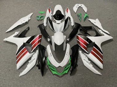 2009-2016 Glänzend Weiß Rot Schwarz & Grün GSXR 1000 Motorrad Verkleidungen