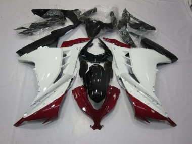 2013-2018 Kastanienbraun & Weiß Ninja 300 Motorrad Verkleidungen